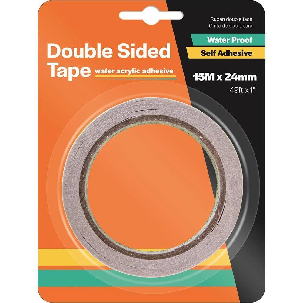 Tape Double Sided 15mtr x 24mm