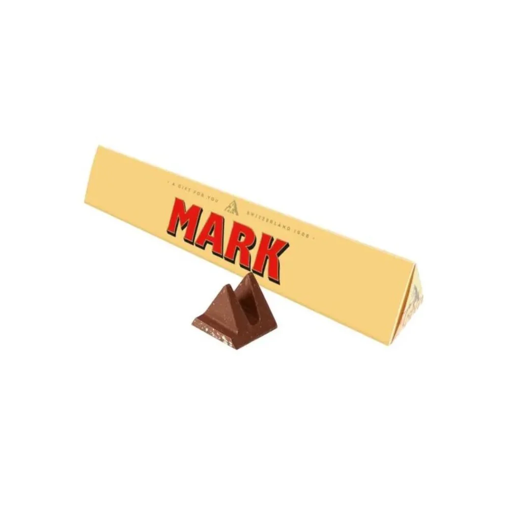 Toblerone Mark Triangular Confection Bar | 100g, Gift Sleeve, Shareable Peaks