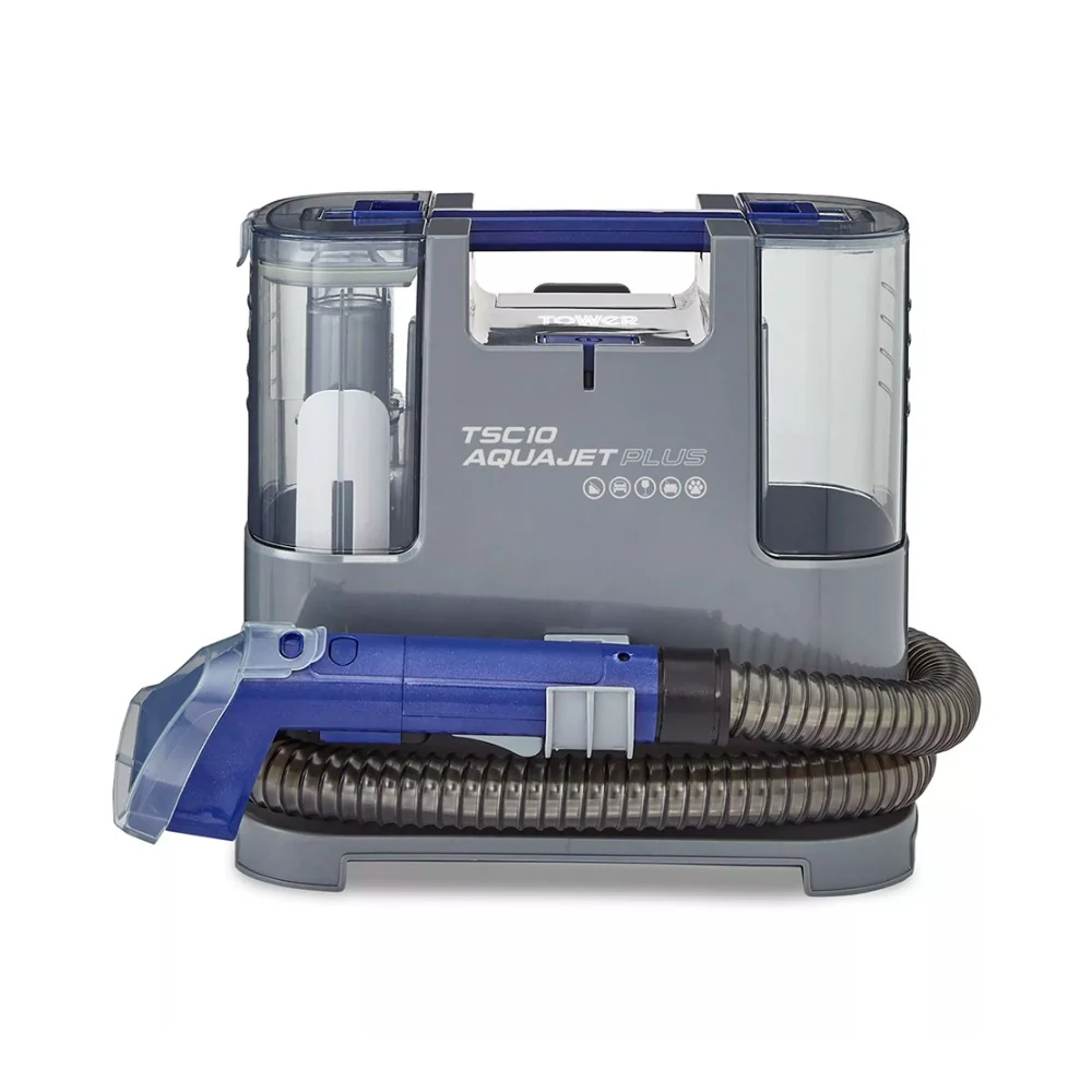 Tower Aqua Jet Plus Carpet and Upholstery Spot Cleaner | Dual Tank, Long Hose