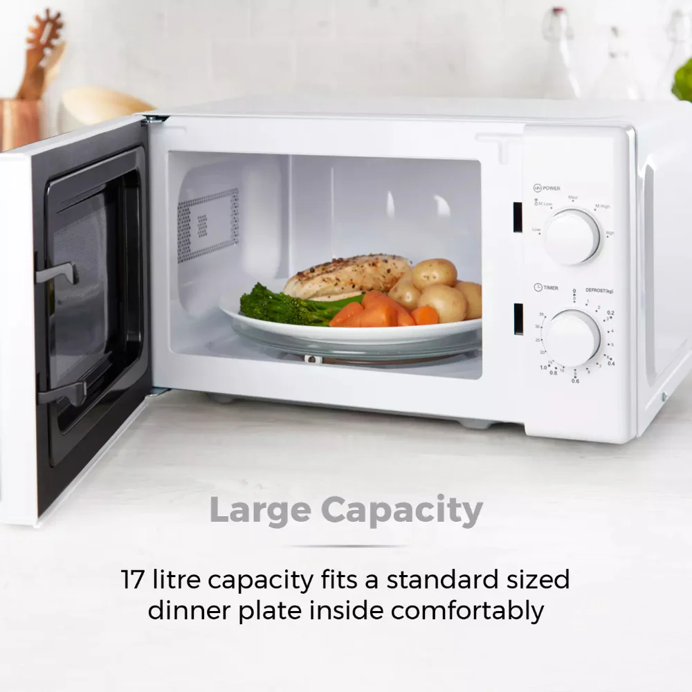 Tower Manual Microwave | 700W, 35-Minute Timer, White - Image 5
