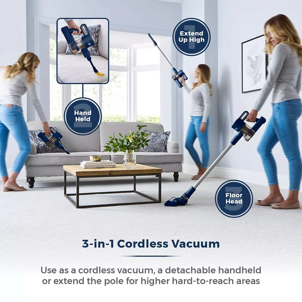 Tower Pro Anti-Tangle Upright Stick Vacuum Cleaner | Motorised Roller Head - Image 3