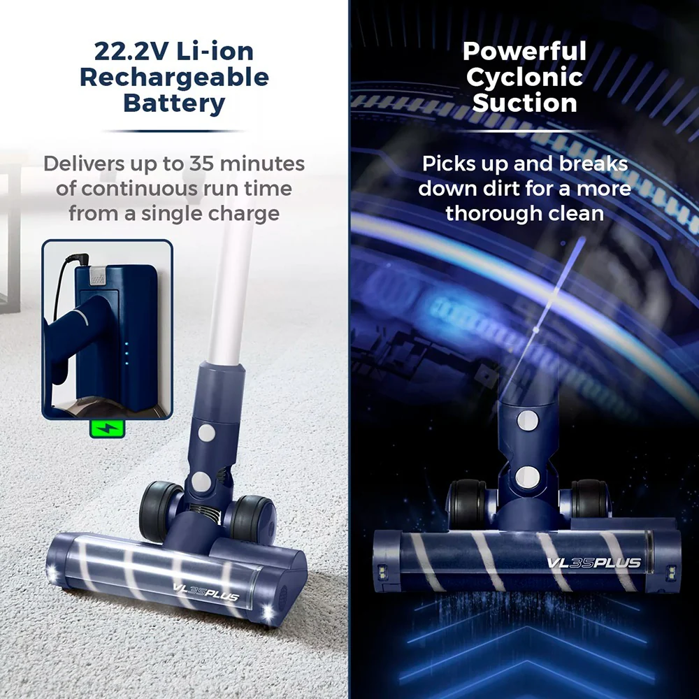 Tower Pro Anti-Tangle Upright Stick Vacuum Cleaner | Motorised Roller Head - Image 4
