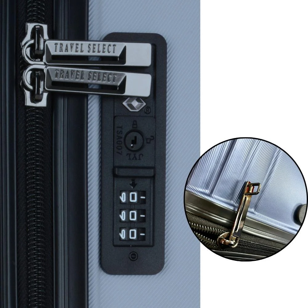 Travel Select Naples Navy Luggage | 26in  TSA Lock - Image 3