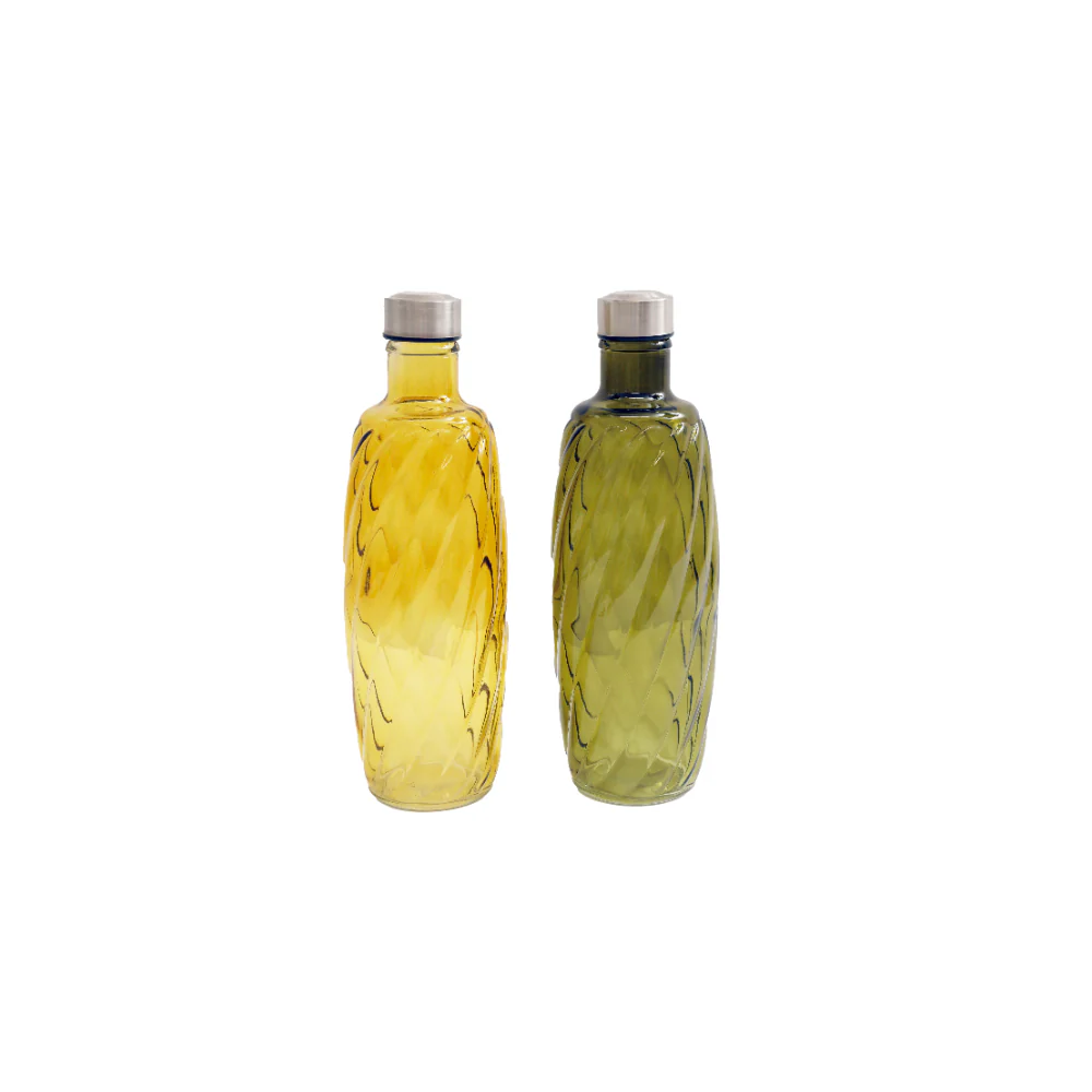 Twist-Top Glass Bottle Drinks Container | 10 x 29.5cm, Twist Cap