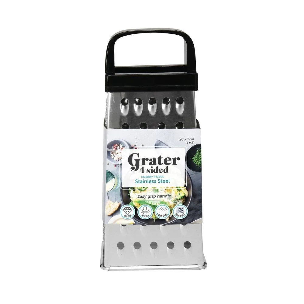 4-sided Grater with Handle | 20cm