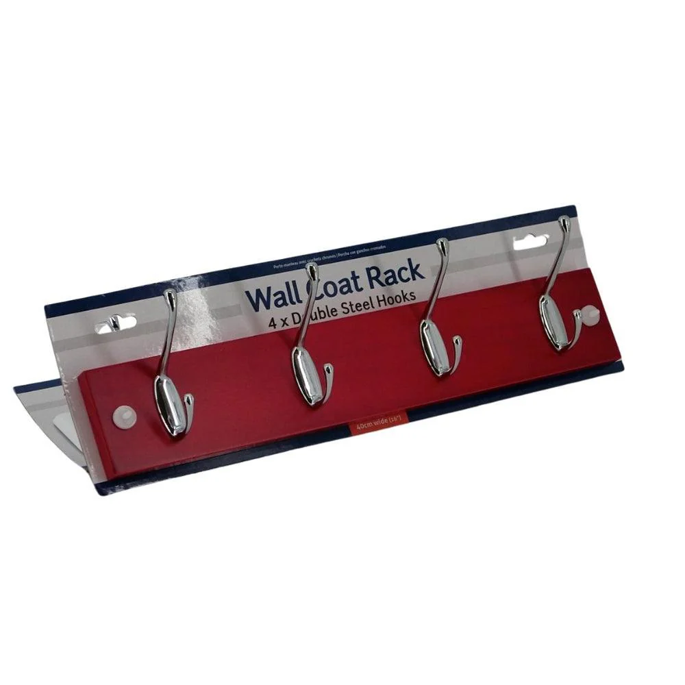 Chrome Hook Coat Rack | Assorted - Image 2