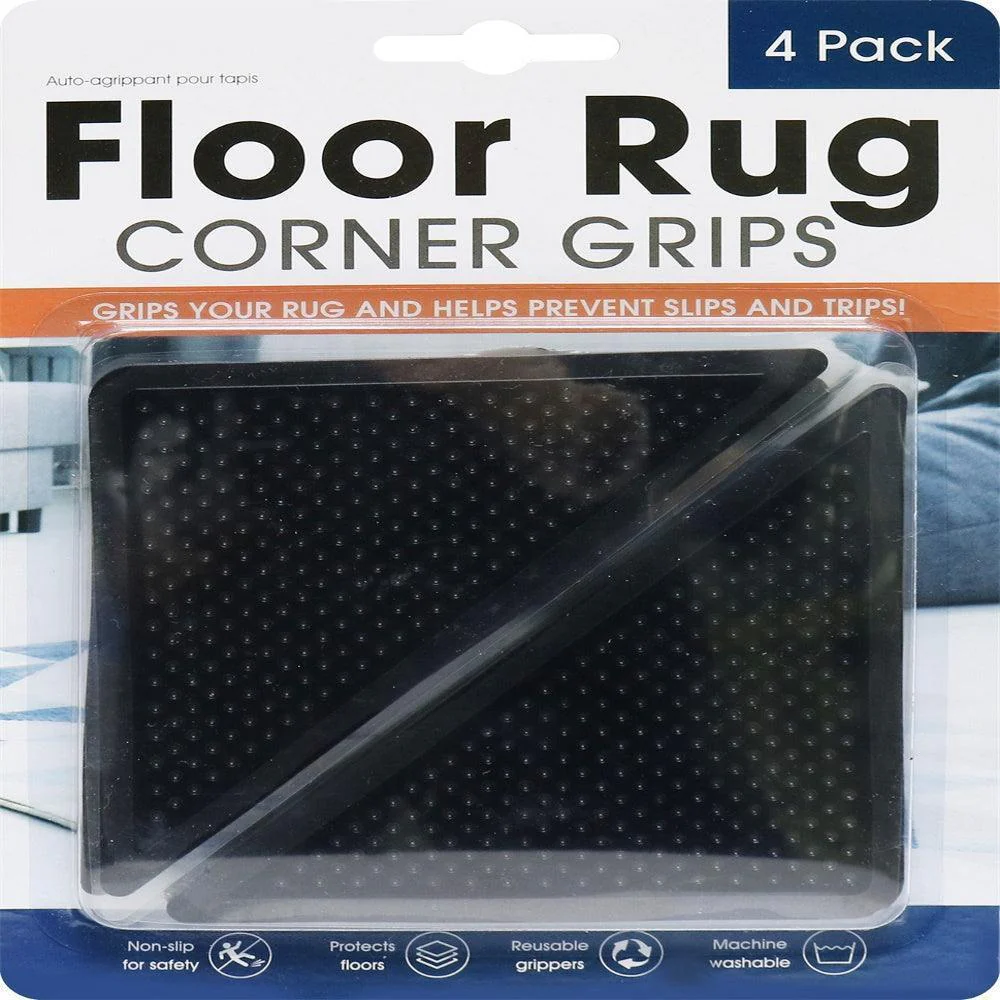 Floor Rug Corner Grips 4 Pack