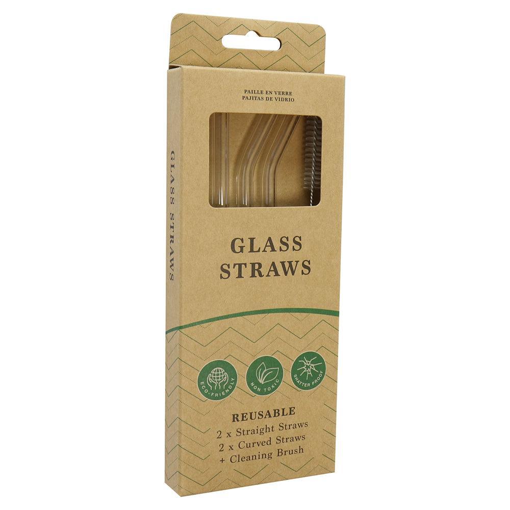 Glass Drinking Straws | 5 Pieces