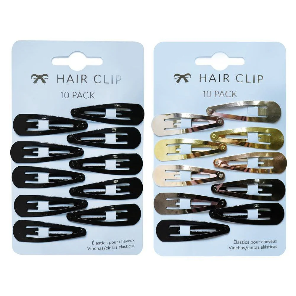 Hair Clip Assorted | Pack of 10