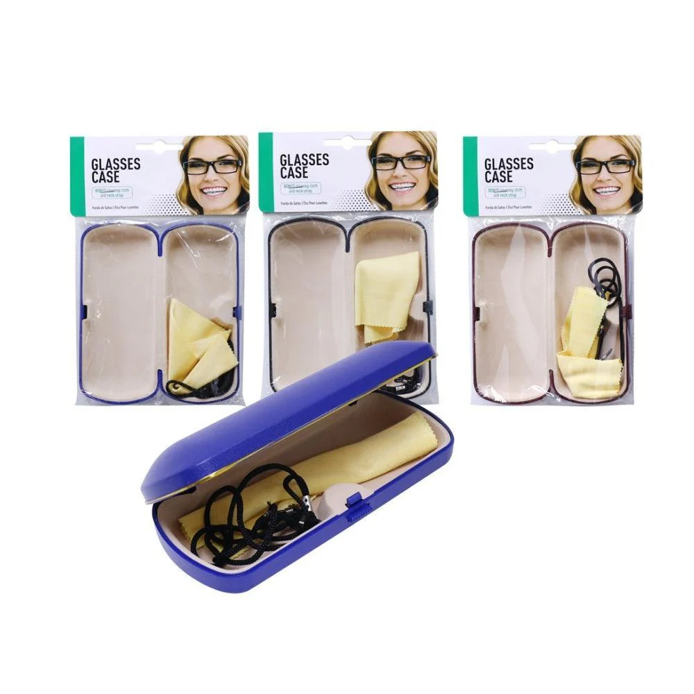 Lined Glasses Case with Cloth