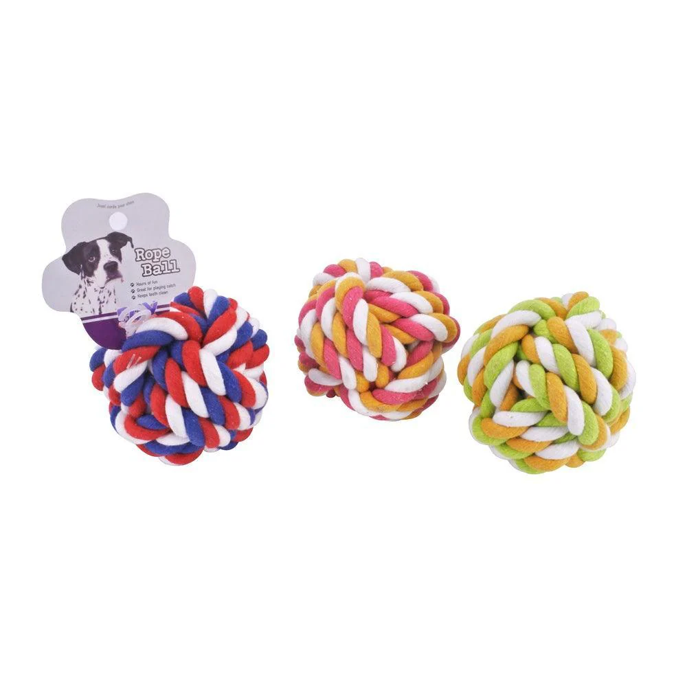 Pet Rope Ball Toy | 9.5cm
