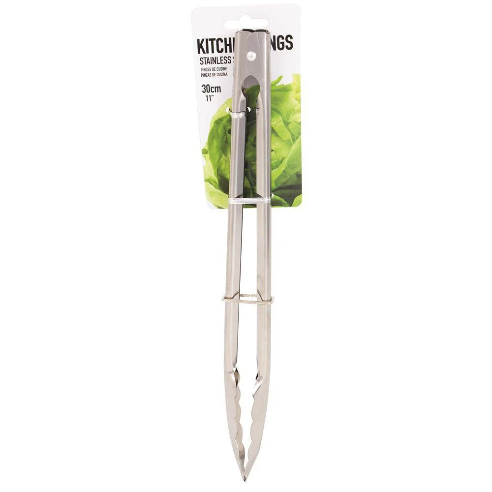 Tongs Stainless Steel 30cm