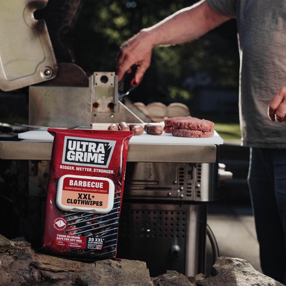 UltraGrime XXL+ Barbecue Clothwipes | Durable and Pre-Moistened | Pack of 30 - Image 4