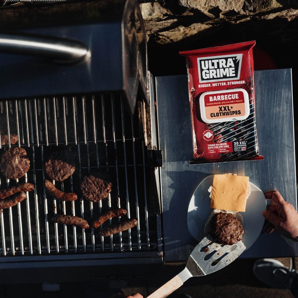 UltraGrime XXL+ Barbecue Clothwipes | Durable and Pre-Moistened | Pack of 30 - Image 5