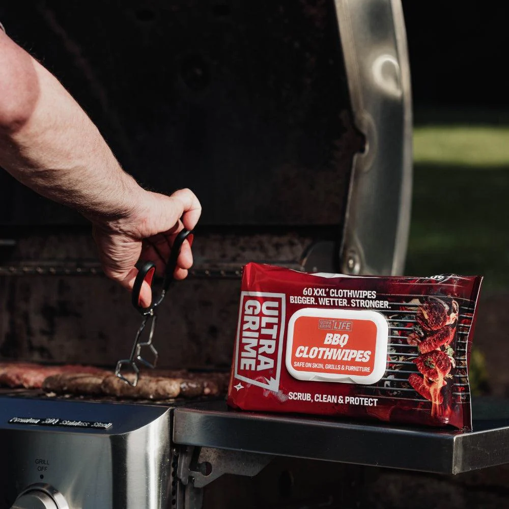 UltraGrime XXL+ Barbecue Clothwipes | Durable and Pre-Moistened | Pack of 30 - Image 6