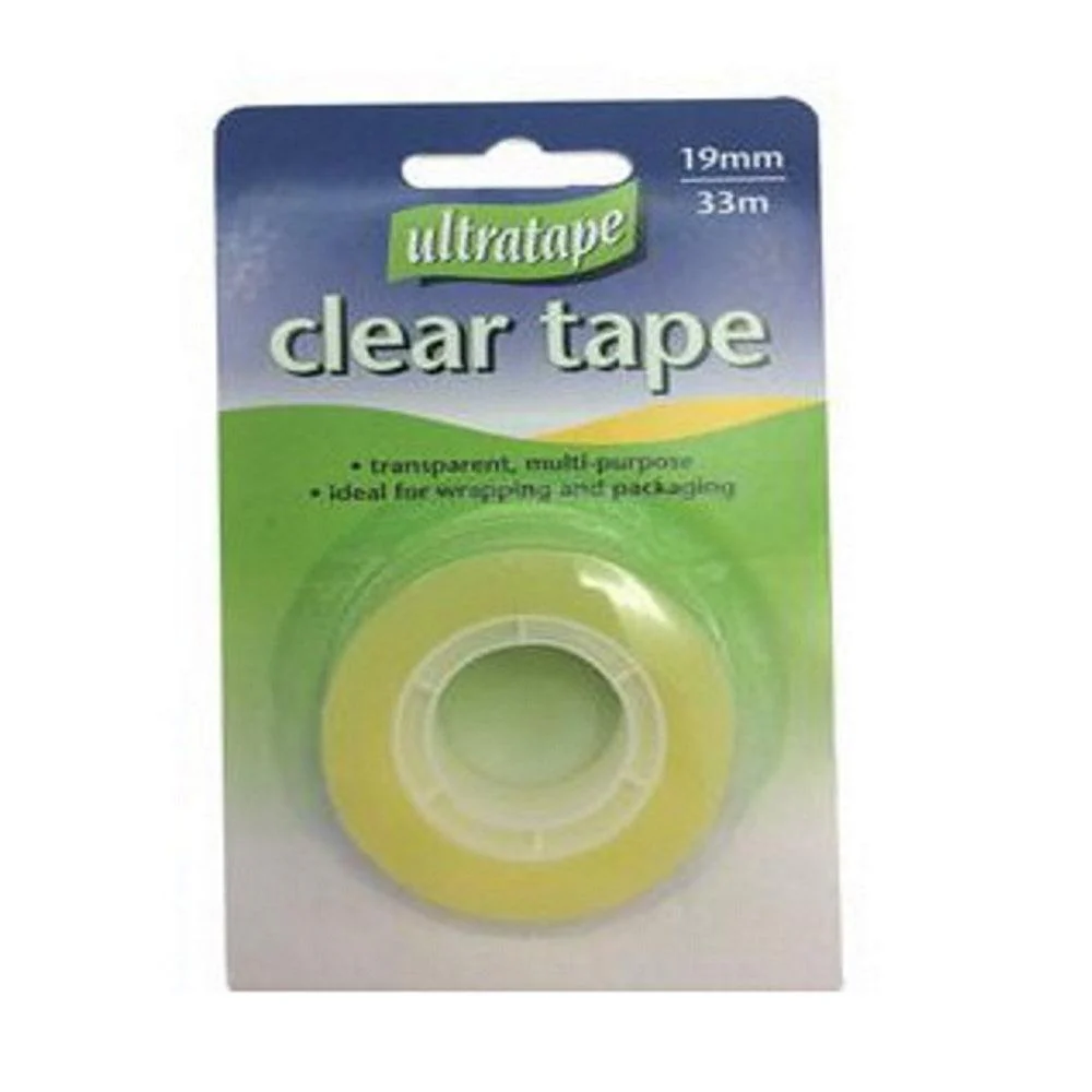 Ultratape Clear Tape | 19mm x33mtr