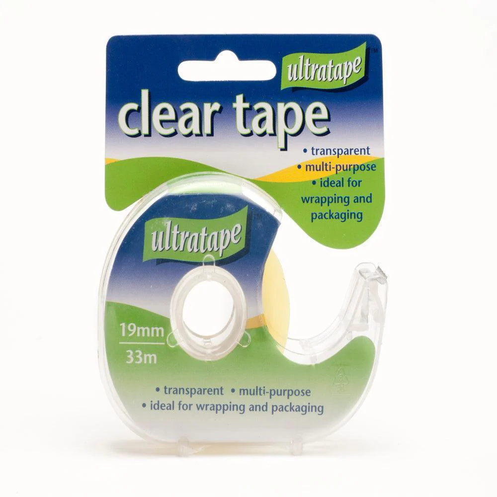 Ultratape Tape On Dispenser | 19mm x 33mtr