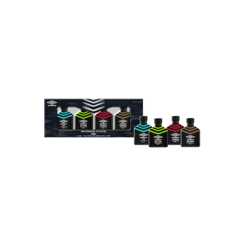 Umbro Sport Mini Eau de Toilette Set | Ice, Action, Power, Energy, 30ml Each