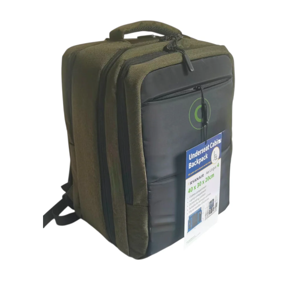 Underseat Cabin Backpack Green | 40 x 30 x 20cm