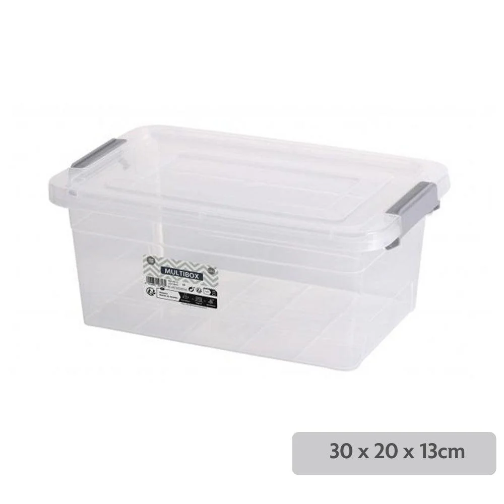 Urban Living Clear Plastic Smartbox with Clip | 5.25 LTR - Image 2