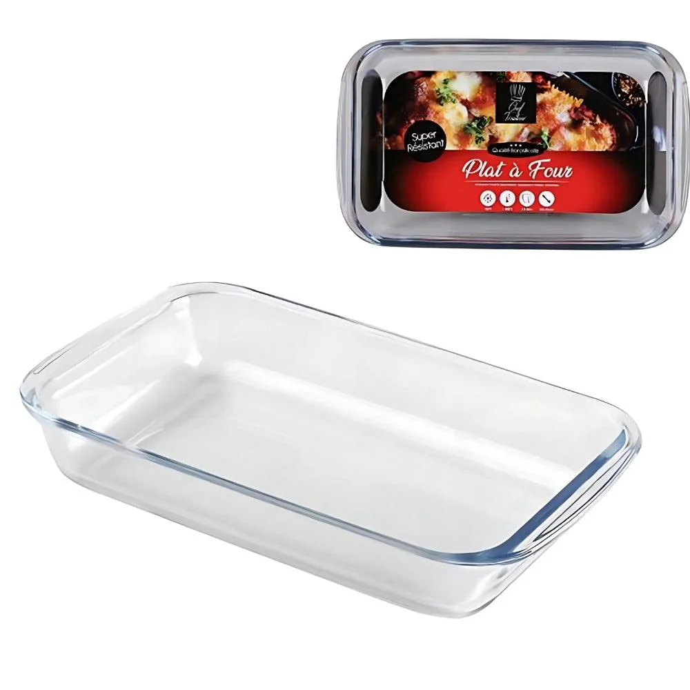 Urban Living High-Quality Glass Oven Dish | 1.6L 30x18cm - Image 3