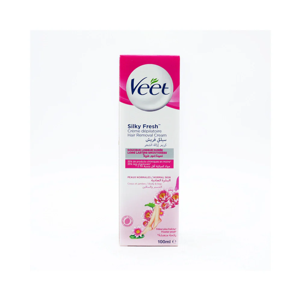 Veet 3 Minute Hair Removal Cream for Normal Skin | 100 ml, Body and Legs