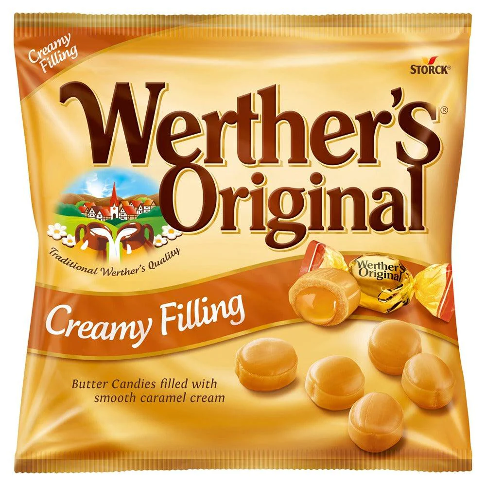 Werther's Original Creamy Filling Butter Candies | 125g Bag