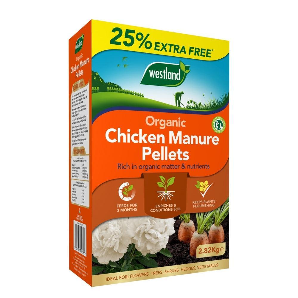 Westland Organic Chicken Manure Pellets | 2.25kg + 25% Extra Free