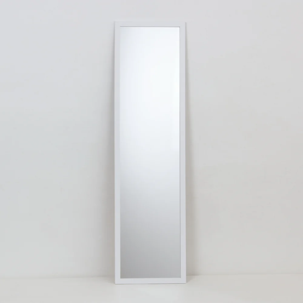 White Door Hanging Full-Length Rectangular Mirror | 30 x 120cm