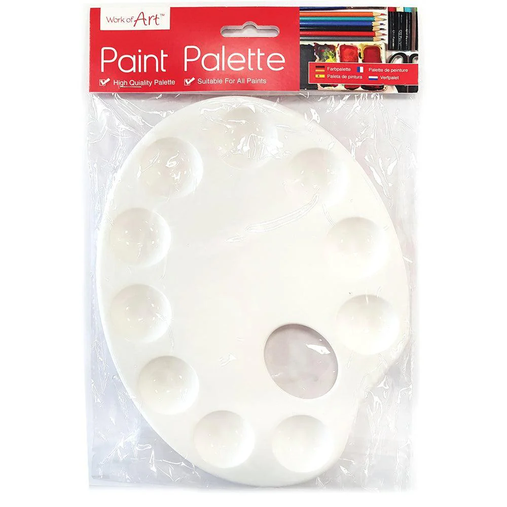 Work of Art | White Paint Palette for Kids Painting
