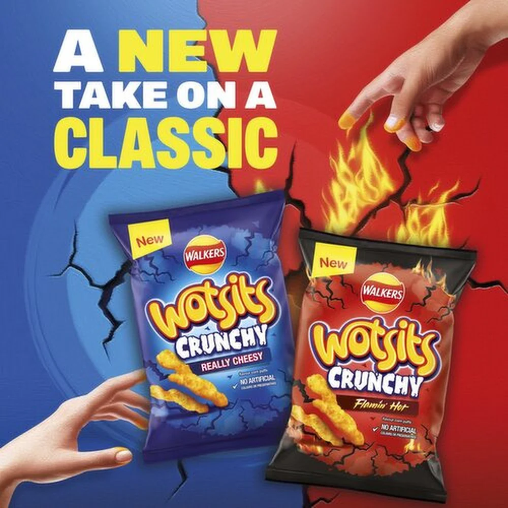 Wotsits Crunchy Cheese Corn Puffs | 140g, Vegetarian, No Artificial Colours - Image 3