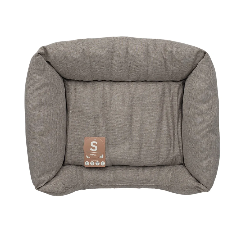 Zipped Bolstered Pet Sofa Bed | Small, 65 x 50 x 18cm - Image 3