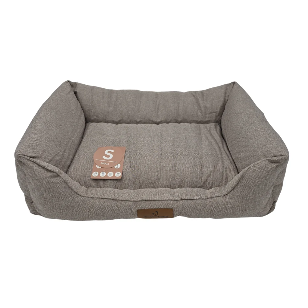 Zipped Couch Pet Bed | 75 x 55 x 20cm, Easy Clean, Water-Resistant Base - Image 2
